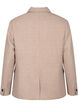 Blazer en mélange de tissu avec fente, Pumice Stone Mel., Packshot image number 1