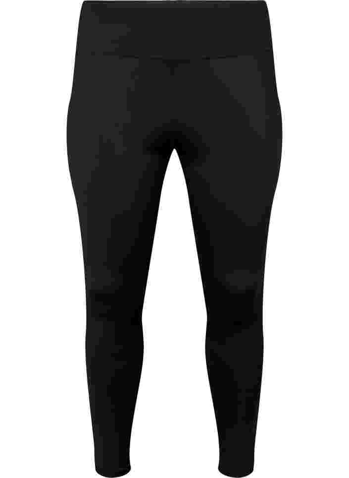 Collants d'entraînement avec réflecteurs et poche latérale, Black, Packshot image number 0