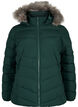 Veste courte &agrave; capuche, Vert fonc&eacute;, Packshot image number 0