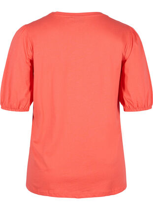 T-shirt ample à manches mi-longues, Hot Coral, Packshot image number 1