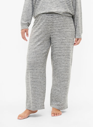 Pantalon ample à rayures, DGM Stripe, Model image number 2