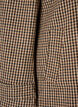 Manteau &agrave; carreaux avec col en velours c&ocirc;tel&eacute;, Marron, Packshot image number 3