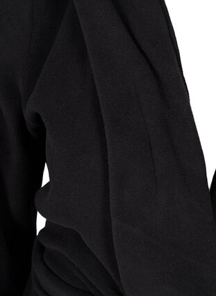 Robe de chambre avec capuche et poches, Black, Packshot image number 2
