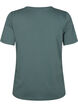 FLASH - T-shirt met v-hals, Balsam Green, Packshot image number 1