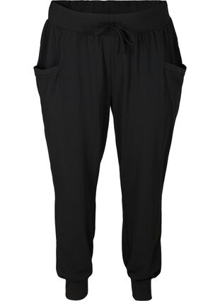 Pantalon ample avec poches, Black, Packshot image number 0