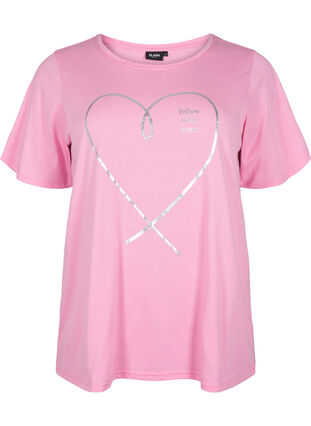FLASH - T-shirt avec motif, Begonia Pink, Packshot image number 0
