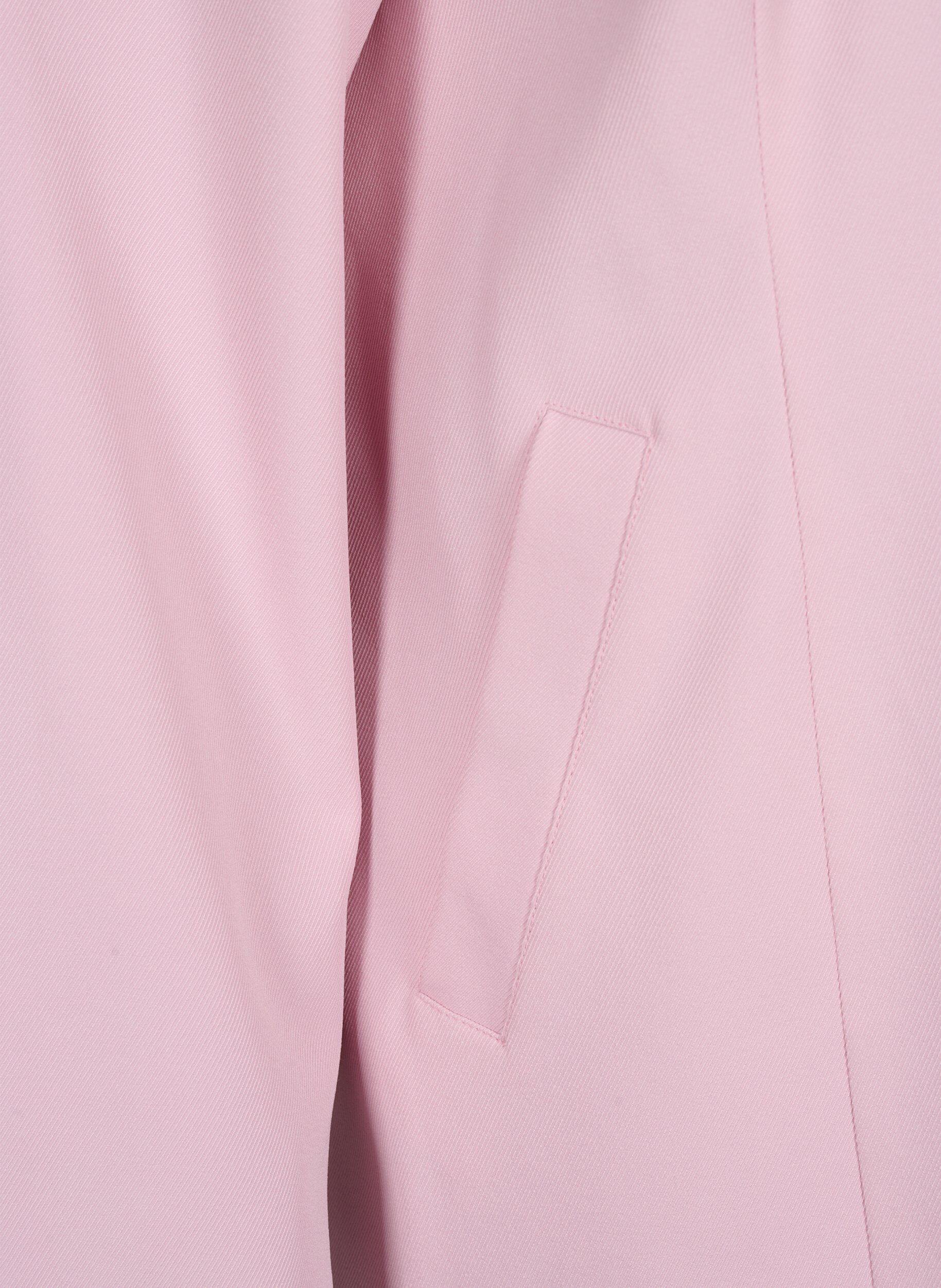 Zizzi Veste de printemps avec patte de boutonnage cach&eacute;e, Parfait Pink, Packshot image number 3