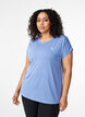 Effen gekleurd T-shirt voor sporten, Blauw, Model image number 0
