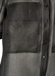Transparant shirt met korte mouwen met borstzakken, Zwart, Packshot image number 3
