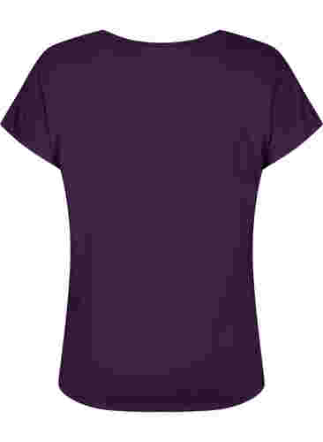 Trainings T-shirt met korte mouwen, Purple Pennant, Packshot image number 1