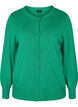 	 Cardigan en maille avec boutons en mélange de viscose, Jolly Green, Packshot image number 0