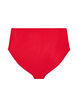 Solidkleurige high-waist bikinibroekje, Rood, Packshot image number 1