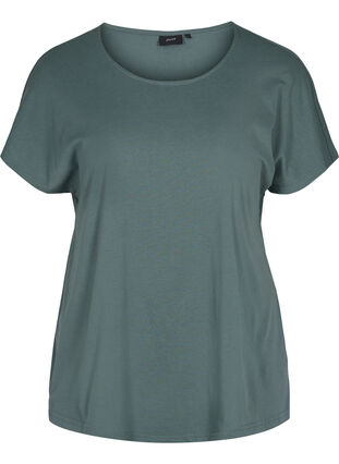 T-shirt en mélange coton, Balsam Green, Packshot image number 0