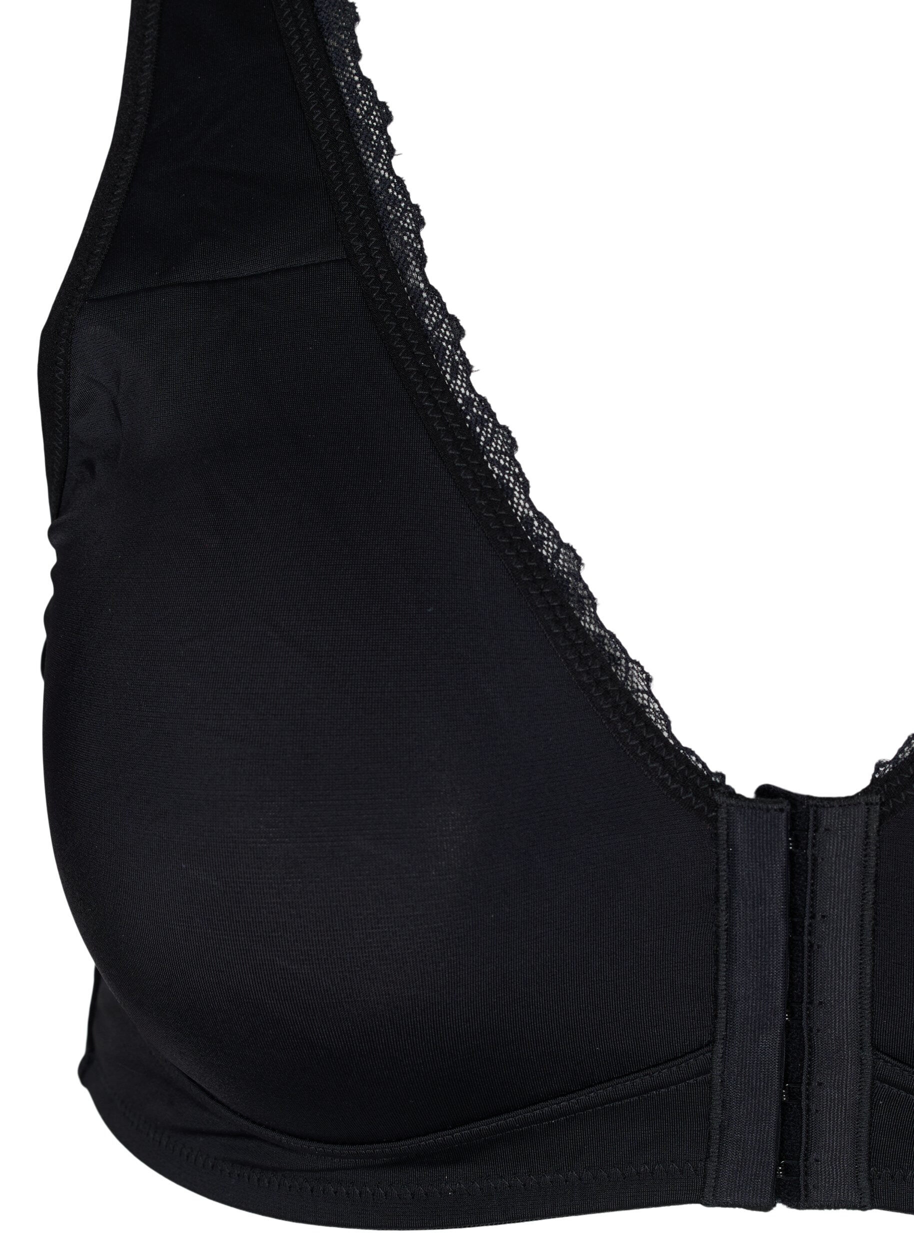 Zizzi Soutien-gorge avec fermeture frontale, Black, Packshot image number 2