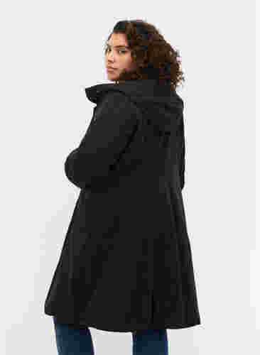 Veste avec capuche, Black, Model image number 1