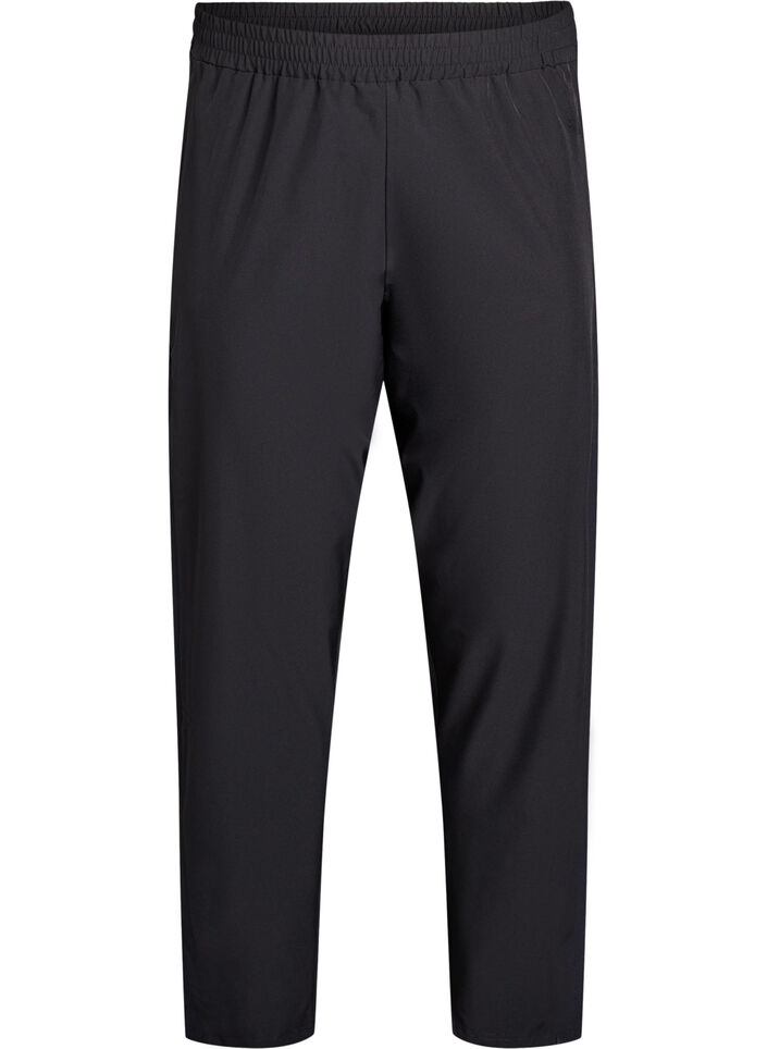 Pantalon d&rsquo;entra&icirc;nement l&eacute;ger dot&eacute; de poches, Noir, Packshot image number 0