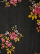 Chemisier &agrave; manches longues avec imprim&eacute; floral, Noir, Packshot image number 2