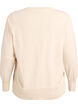 Fijngebreide vest met ronde hals, Beige, Packshot image number 1