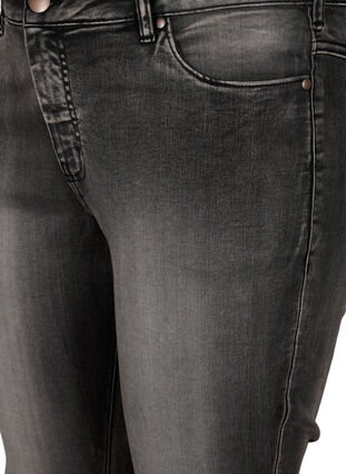 Slim fit Emily jeans met normale taille, Dark Grey Denim, Packshot image number 2