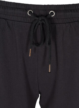 Pantalon de jogging en coton avec poches, Black, Packshot image number 2