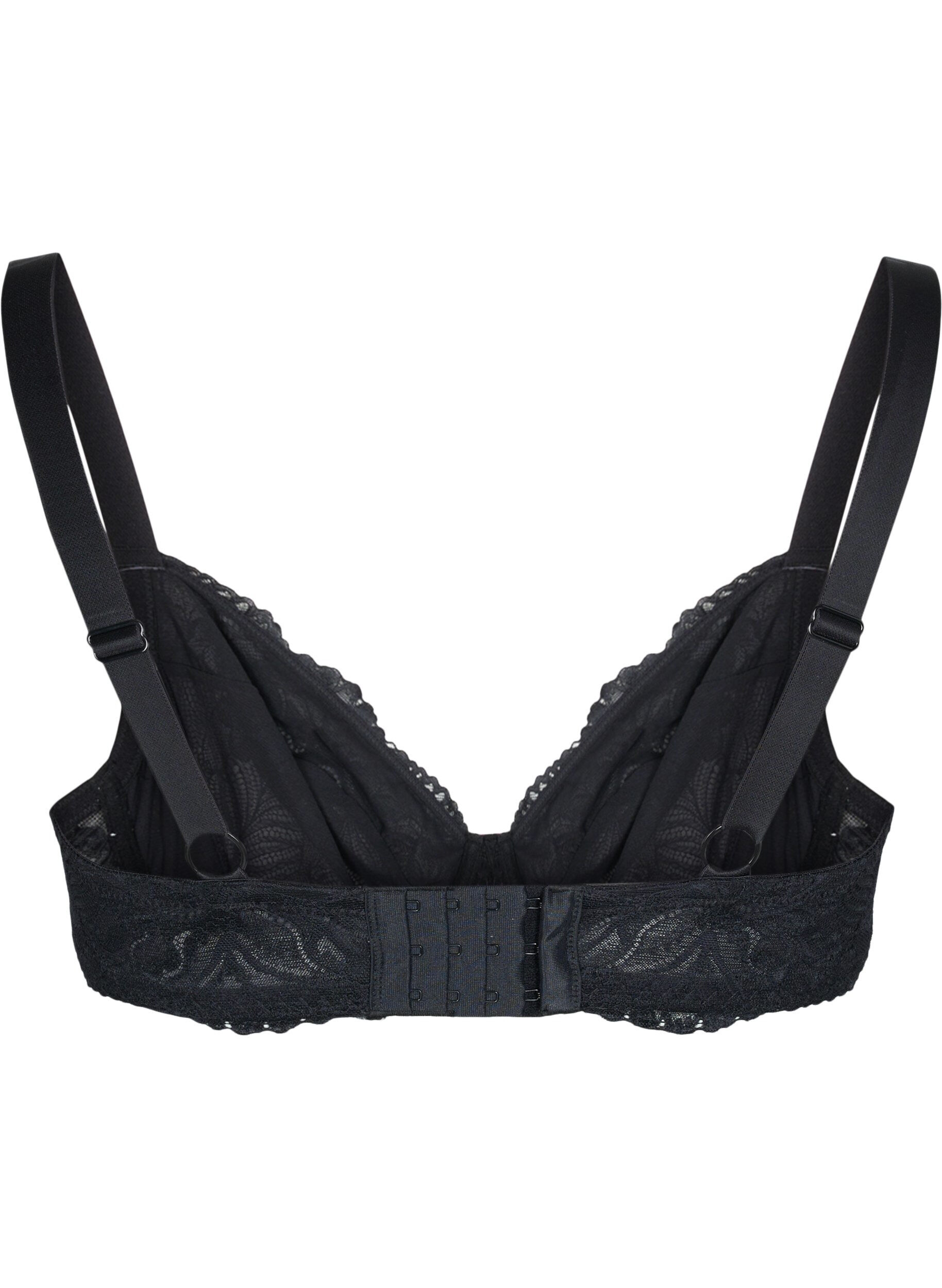 Zizzi Support the breasts - Soutien-gorge en dentelle avec armature, Black, Packshot image number 1