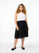2-pack rok van viscose, Zwart, Model image number 3