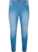 Jeggings met achterzakken, Blue denim, Packshot image number 0