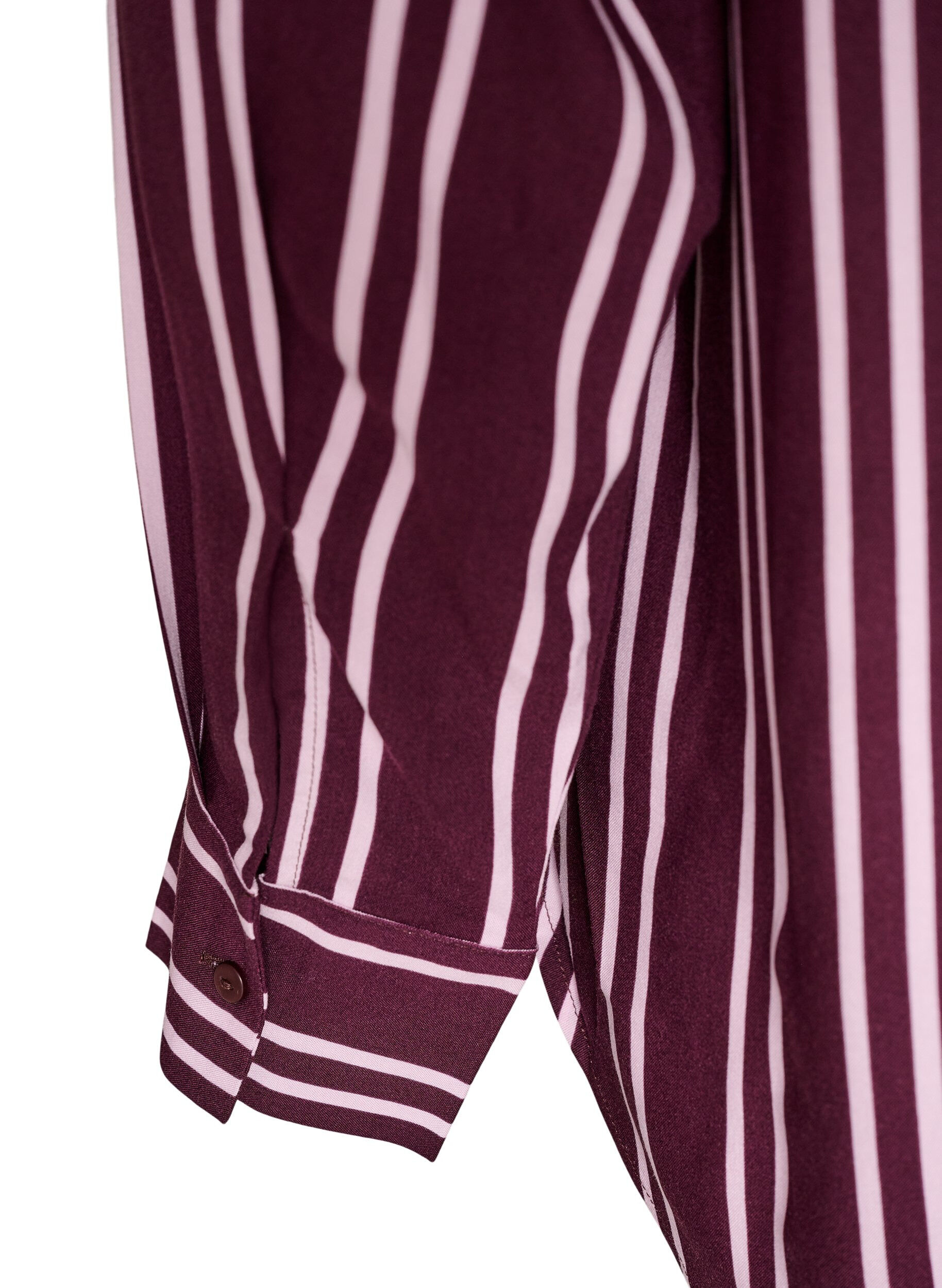 ZizziChemise de nuit &agrave; rayures, Bordeaux fonc&eacute;, Packshot image number 3