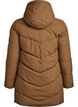 Doudoune mi-longue avec capuche, Camel, Packshot image number 1