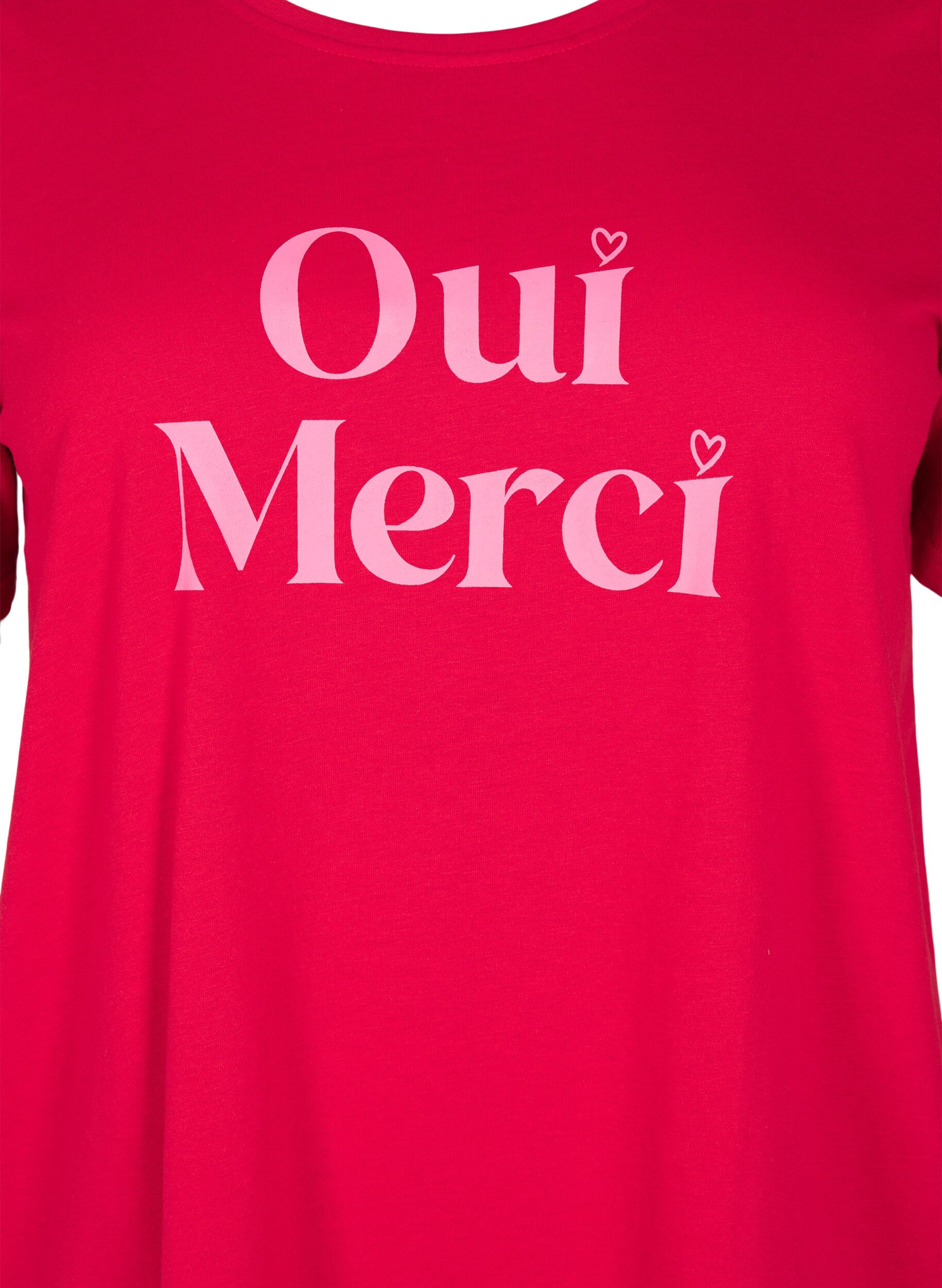 ZizziFLASH - T-shirt met motief, Rood, Packshot image number 2