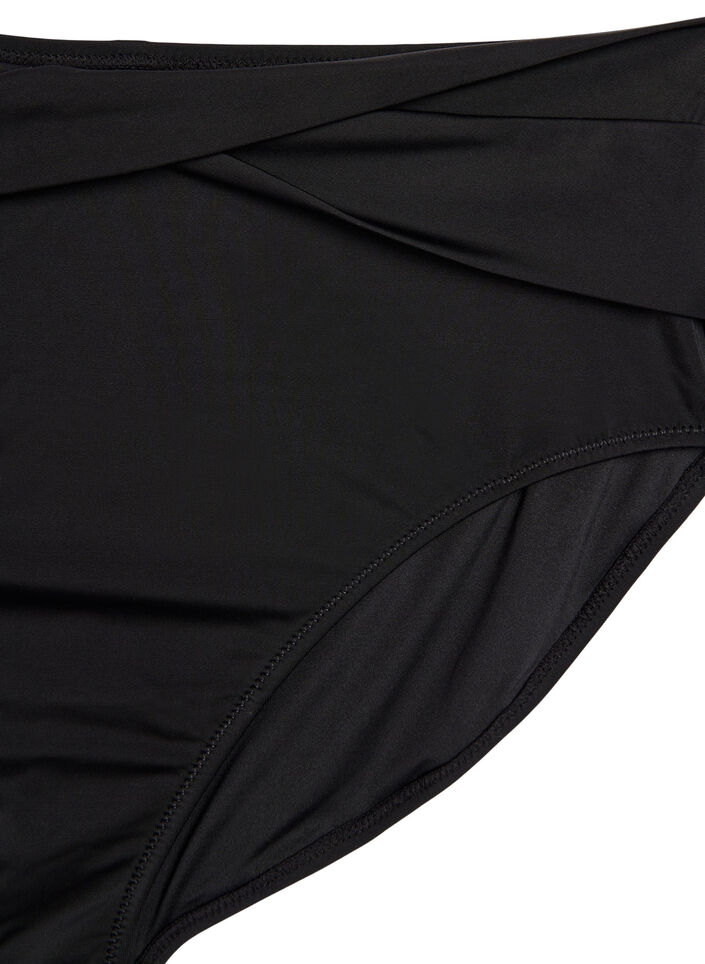 Culotte de bikini avec d&eacute;tail crois&eacute;, Noir, Packshot image number 2