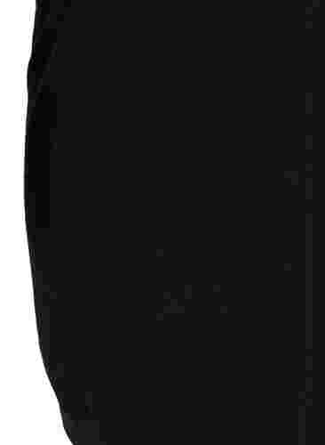 Long cardigan tricoté dans un mélange de viscose, Black, Packshot image number 3