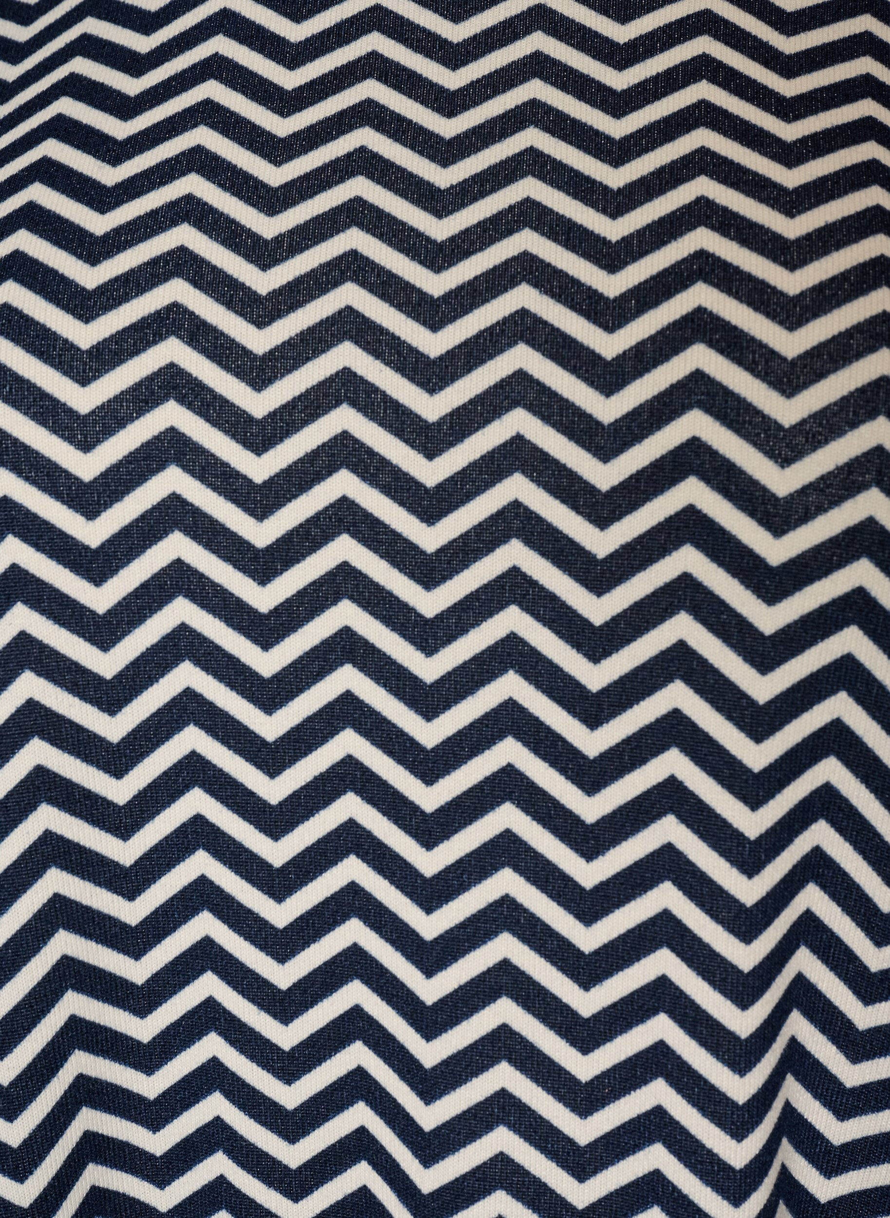 ZizziChemisier &agrave; motifs &agrave; manches longues, Bleu, Packshot image number 2
