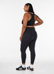 Legging d'entra&icirc;nement taille haute avec poche dans la ceinture, Noir, Model image number 1
