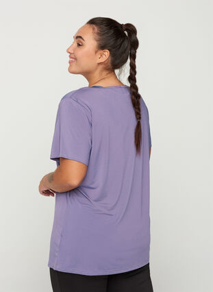 T-shirt d'entraînement à manches courtes, Purple As Sample, Model image number 1