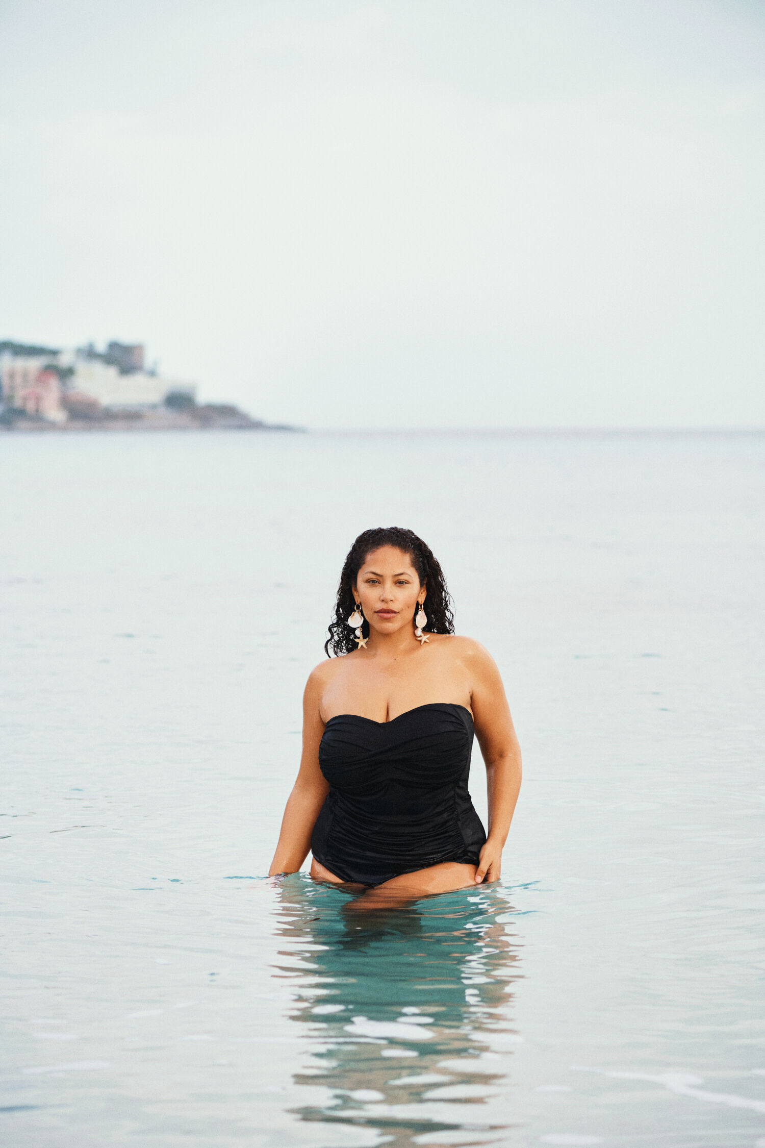 Maillot de bain bustier, , Model