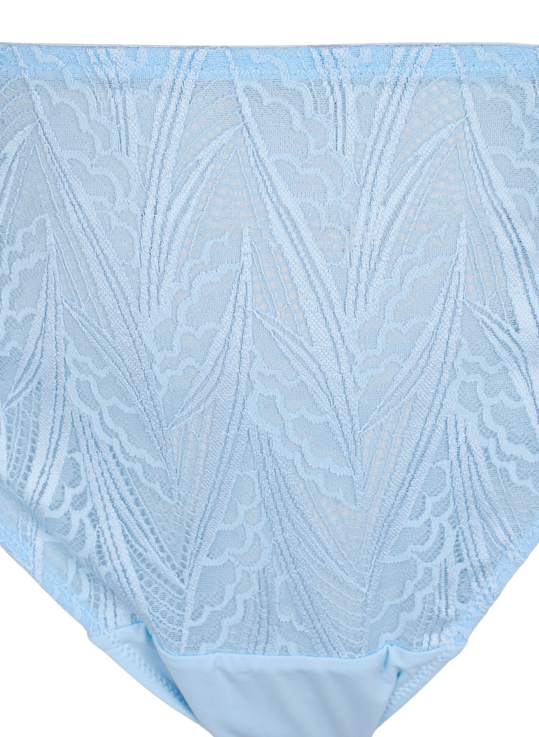 ZizziG-string slip met kant en een normale taille, Blauw, Packshot image number 2