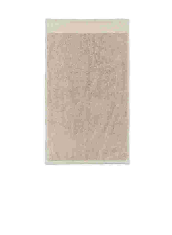 Handdoek in katoenen badstof, Aluminum, Packshot image number 1
