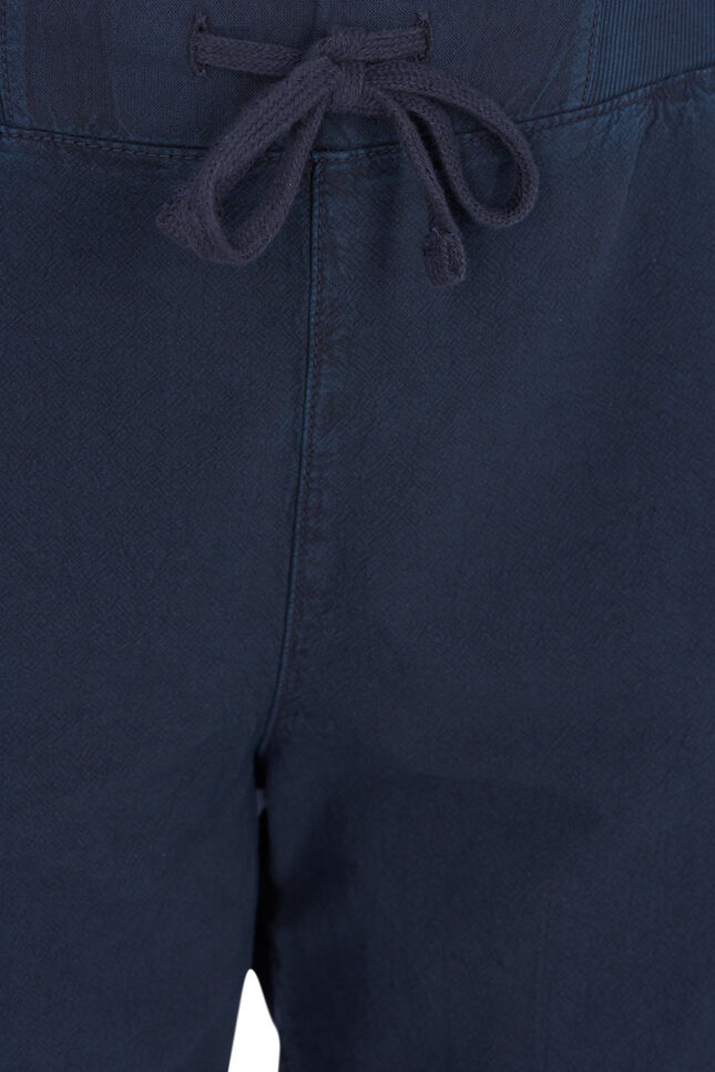 Pantacourt en coton, Bleu, Packshot image number 2