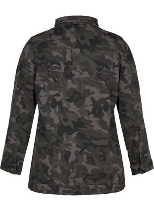 Camouflage jas in katoen, Camouflage, Packshot image number 1