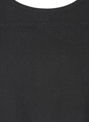 Mouwloze katoenen jurk, Black, Packshot image number 2