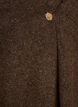 Gebreid vest met asymmetrische sluiting, Bruin, Packshot image number 2