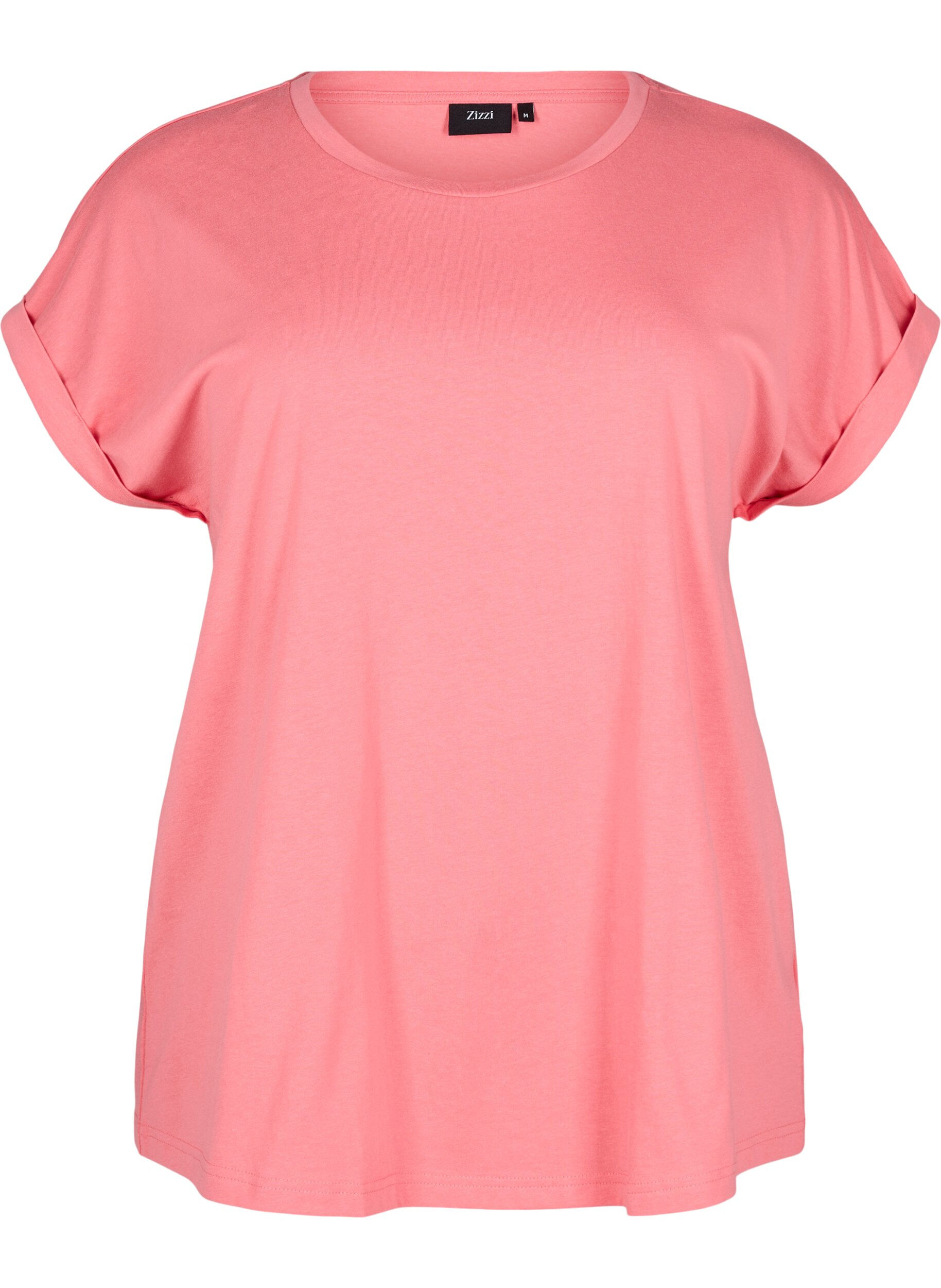 T-shirt &agrave; manches courtes en m&eacute;lange de coton