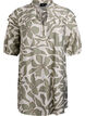 Viscose tuniek met print, Oil Green Grap. AOP, Packshot image number 0