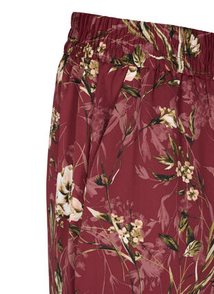 Pantalon de pyjama avec imprimé floral, Cabernet Flower Pr., Packshot image number 2