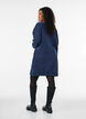 Robe sweat ample avec poches, Bleu, Model image number 2