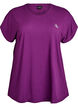 Effen gekleurd trainingsshirt, Paars, Packshot image number 0