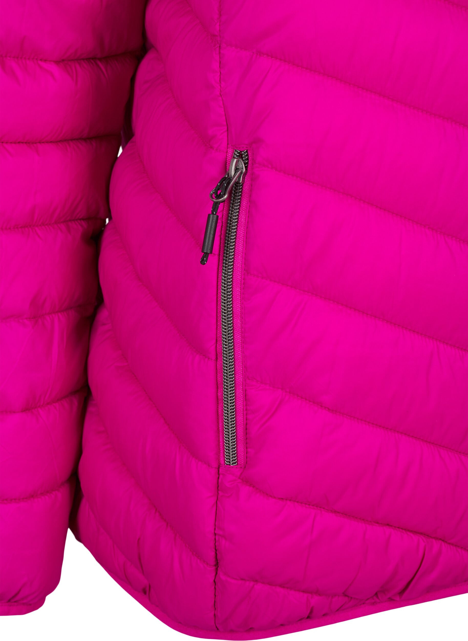 Zizzi Veste l&eacute;g&egrave;re &agrave; capuche, Rose, Packshot image number 3
