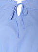 Blouse en coton avec lien &agrave; nouer et taille &eacute;lastiqu&eacute;e, Bleu, Packshot image number 2