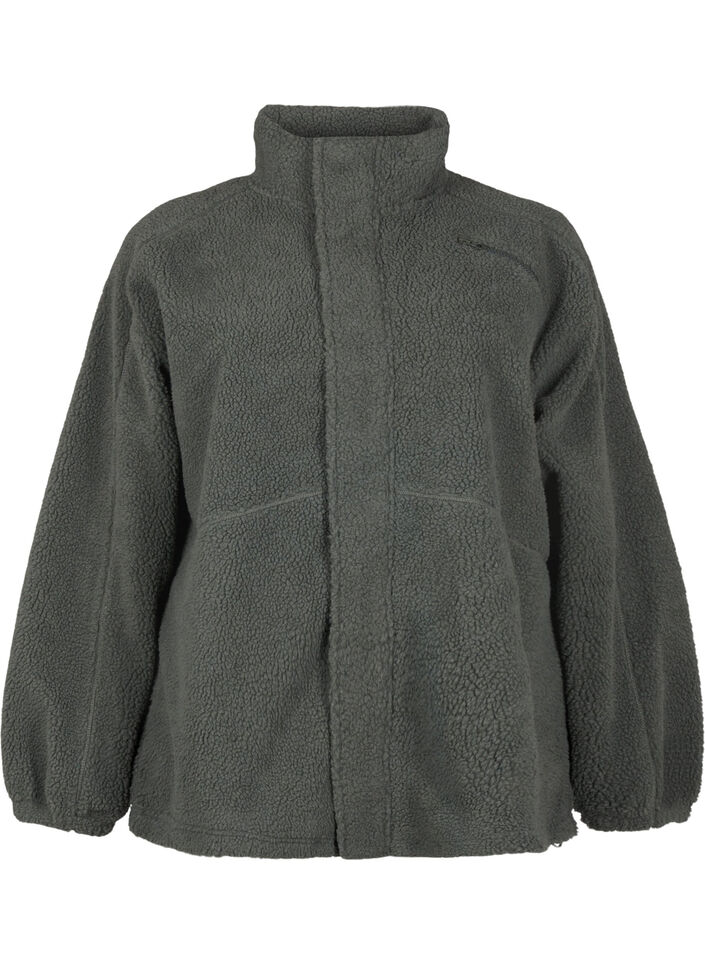 Fleece jas met zakken, Urban Chic, Packshot image number 0
